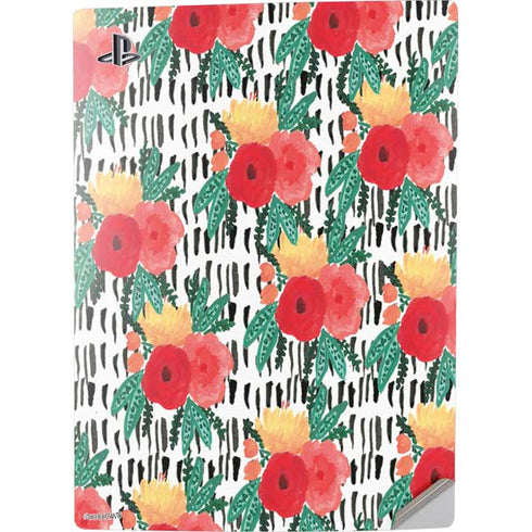 Bouffants and Broken Hearts Bouquets Print 3 PS5 Digital Edition Console Skin